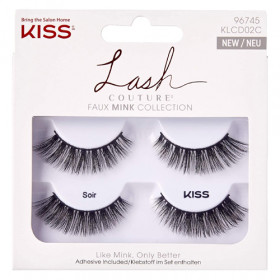 KISS Lash Couture Double Pack Faux Mink Soir  KISS Lash Couture Double Pack Faux Mink Soir